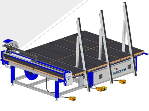 Vetromac SA33-26 CNC Float Glass Cutting Machine