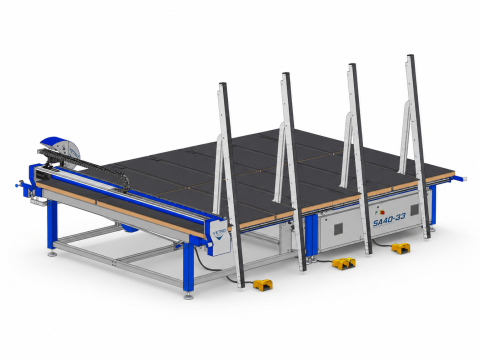 Vetromac SA40-33 CNC Float Glass Cutting Machine