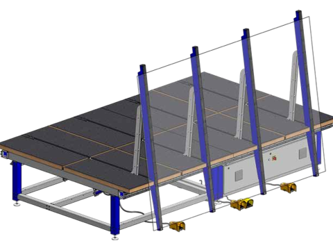 Vetromac BTA40-26 Breakout and Loading Table for Float Glass
